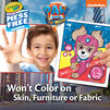 Color Wonder Mess Free Paw Patrol Movie Coloring Pages and Markers won't color on skin, furniture, or fabric.